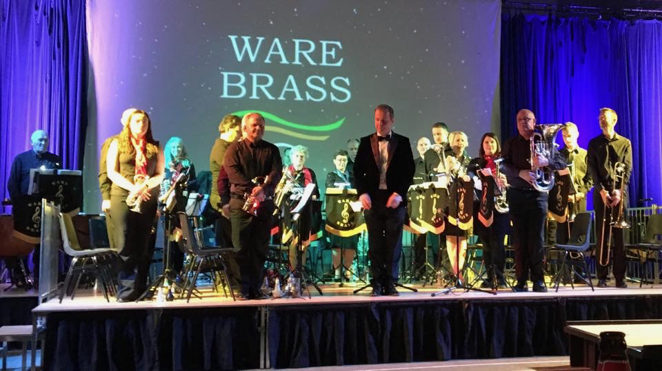 Ware Brass musicians performing